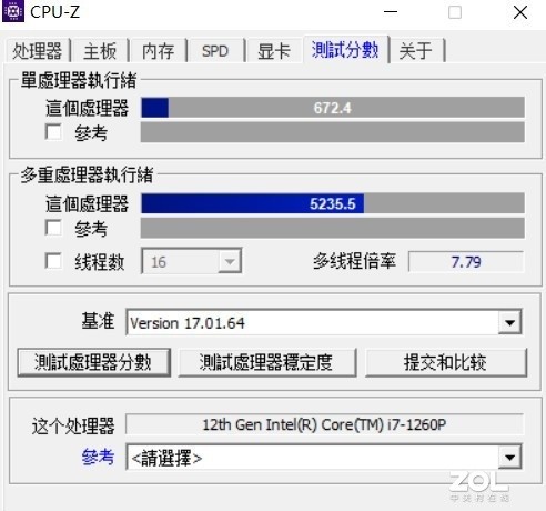 i7-1270P評測