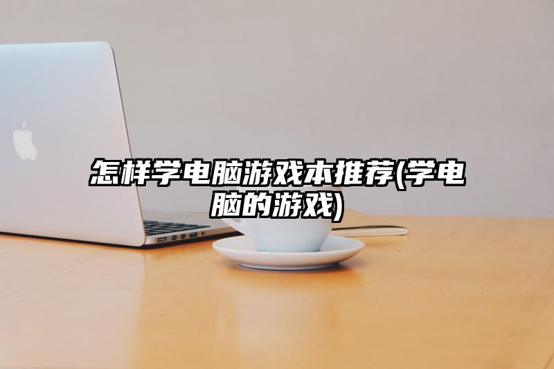 怎樣學電腦游戲本推薦(學電腦的游戲)