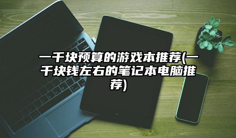 一千塊預算的游戲本推薦(一千塊錢左右的筆記本電腦推薦)