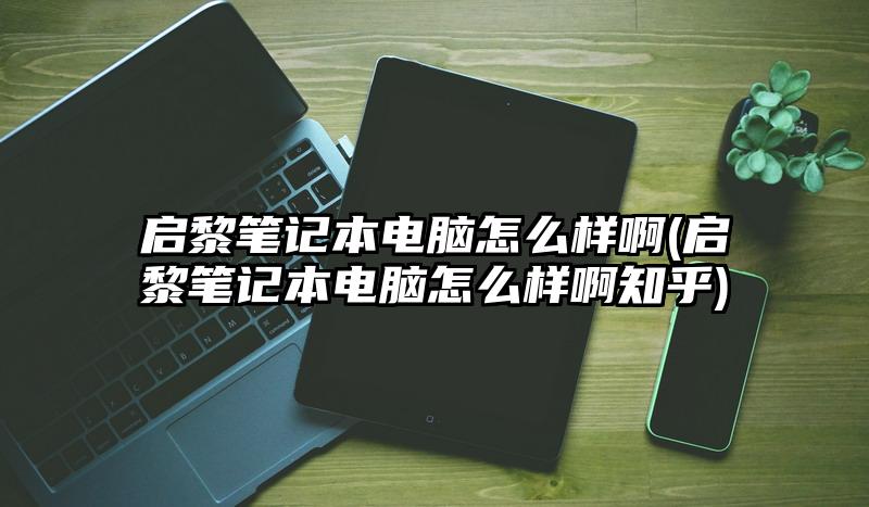 啟黎筆記本電腦怎么樣啊(啟黎筆記本電腦怎么樣啊知乎)
