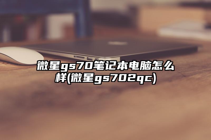 微星gs70筆記本電腦怎么樣(微星gs702qc)