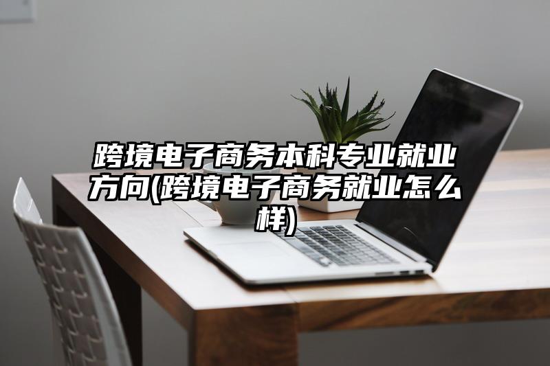 跨境電子商務本科專業就業方向(跨境電子商務就業怎么樣)