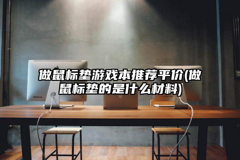 做鼠標墊游戲本推薦平價(做鼠標墊的是什么材料)