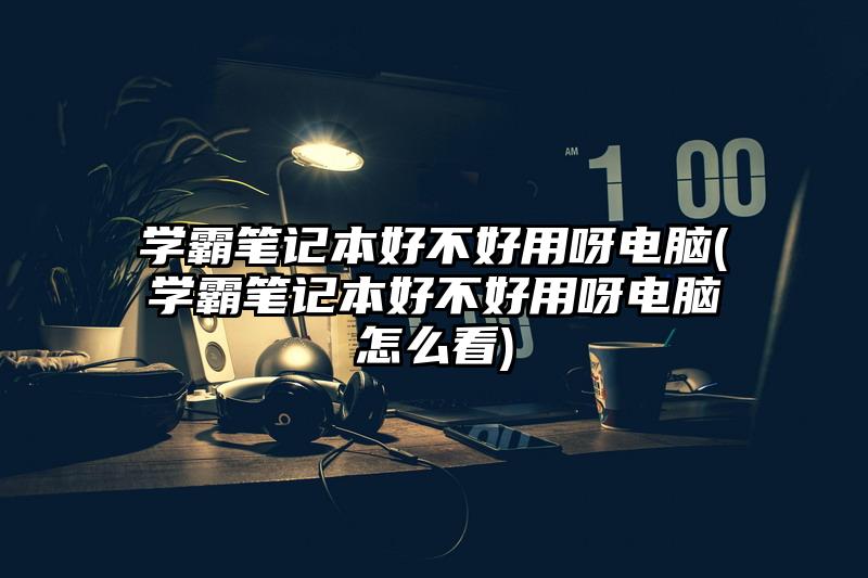 學(xué)霸筆記本好不好用呀電腦(學(xué)霸筆記本好不好用呀電腦怎么看)