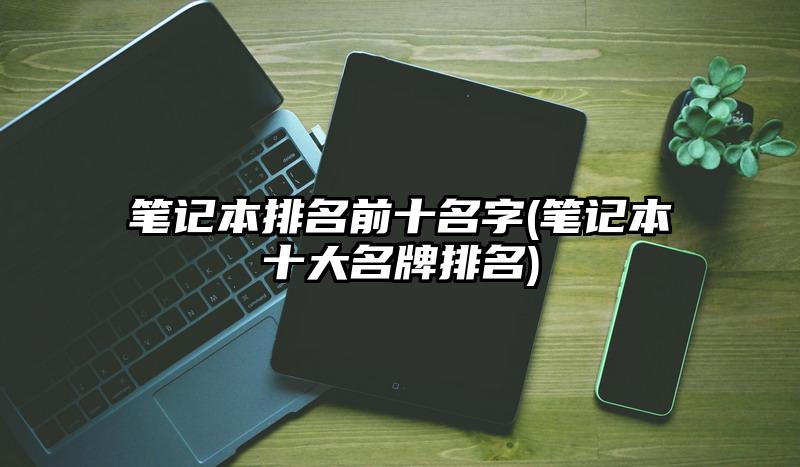 筆記本排名前十名字(筆記本十大名牌排名)