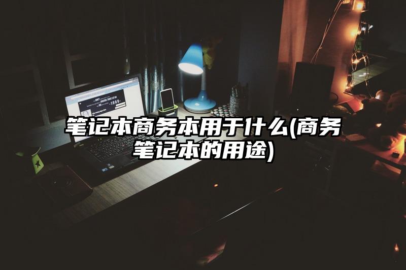 筆記本商務本用于什么(商務筆記本的用途)
