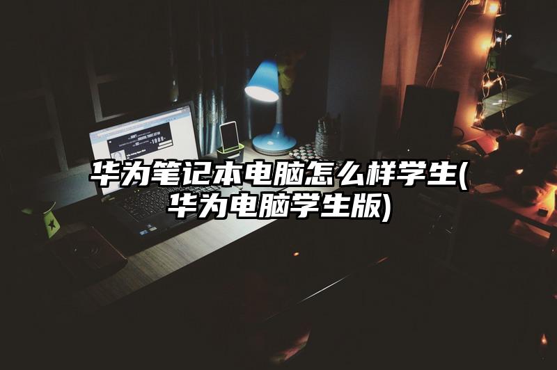 華為筆記本電腦怎么樣學生(華為電腦學生版)